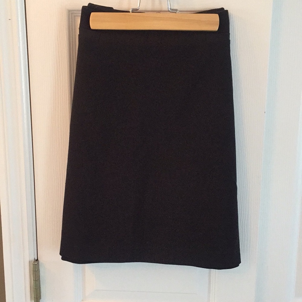 Black mini skirt